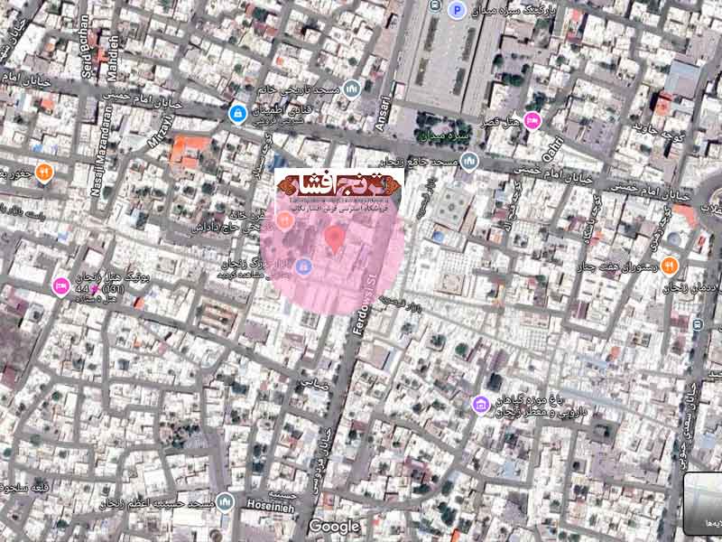 آدرس گالری ترنج افشار زنجان