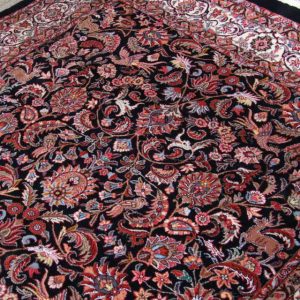 پرده شکارگاهی فرش دستباف تکاب